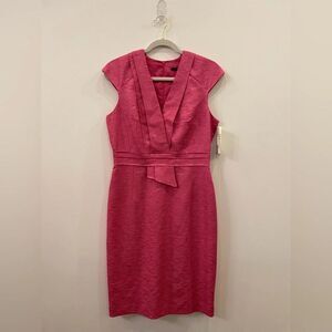 David Meister Pink Midi Dress
